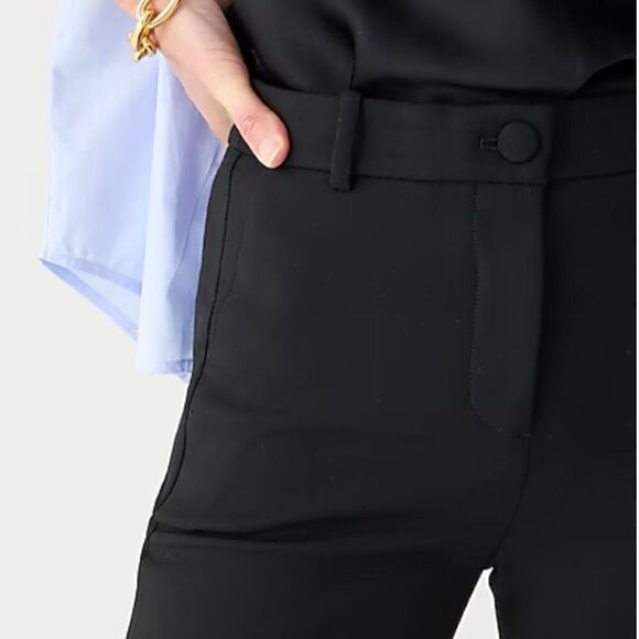 J. Crew High-rise Cameron pant in four-season stretch NWT Black - Picture 2 of 10